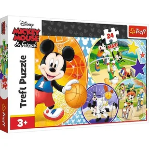 Trefl Puzzle 14291 Czas na sport! 24 elementów maxi ŁÓDŹ 14291 - Puzzle - miniaturka - grafika 1