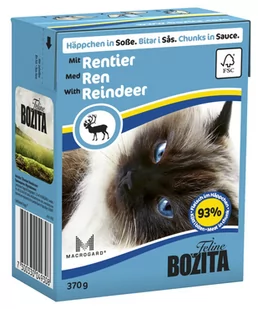 BOZITA Cat Renifer W Sosie 370g - Mokra karma dla kotów - miniaturka - grafika 3