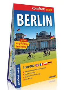 Berlin kieszonkowy laminowany plan miasta 1:20 000 - Atlasy i mapy - miniaturka - grafika 1