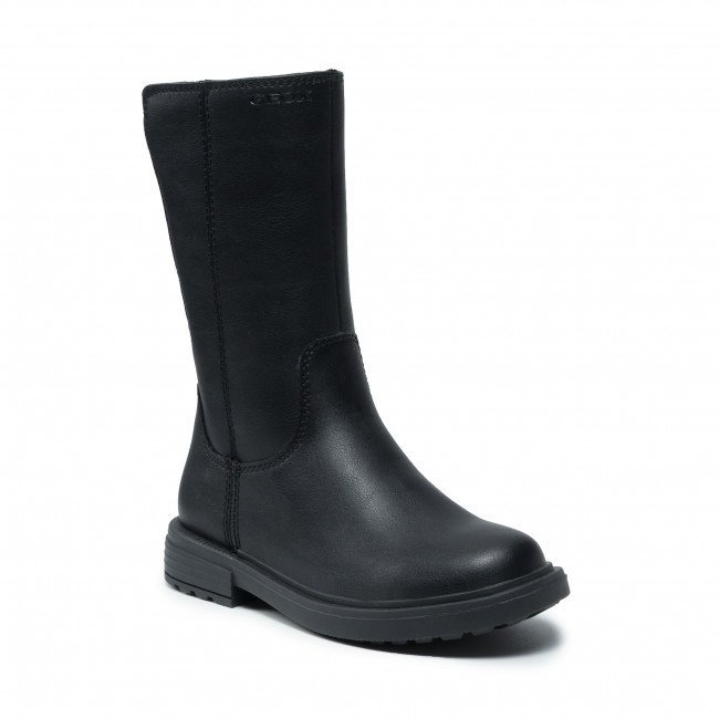 GEOX J169QE KOZAKI DZIEWCZĘCE CZARNE NA ZAMEK 37 16DA