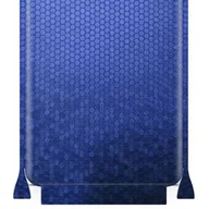 Akcesoria do tabletów i e-booków - folia naklejka skórka strukturalna na TYŁ+BOKI do Apple iPad Pro 11 (2021) - Plaster Miodu Niebieski - apgo SKINS - miniaturka - grafika 1