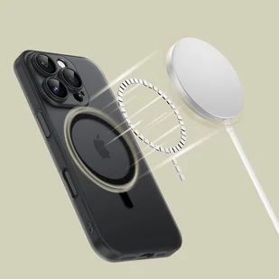 Etui TECH-PROTECT MagSlim MagSafe do Apple iPhone 16e Czarny mat - Etui i futerały do telefonów - miniaturka - grafika 1