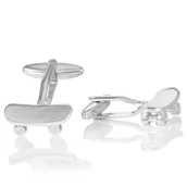 Spinki do mankietów i krawatów - Spinki do mankietów Deskorolka X2 AJA1088 - miniaturka - grafika 1