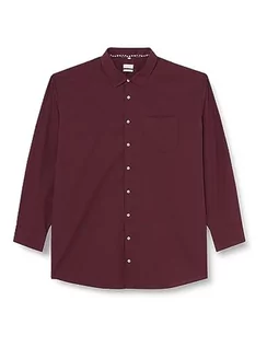Koszule męskie - Seidensticker Męska koszula z długim rękawem Comfort Fit, ciemnoczerwony, 39 - grafika 1