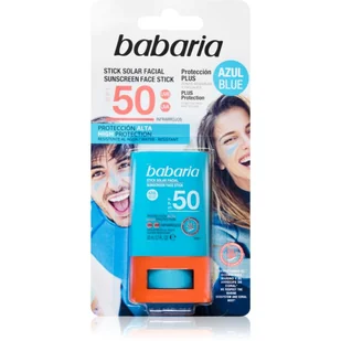 Krem do ochrony przeciwsłonecznej Babaria Sunscreen Face Stick SPF50 20 ml (8410412490276) - Balsamy i kremy do opalania - miniaturka - grafika 1