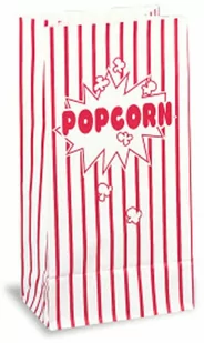 Unique Pudełka na popcorn w paski - 10 szt. U59014 - Dekoracje i nakrycia stołu na imprezę - miniaturka - grafika 1