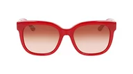 Okulary przeciwsłoneczne - Lacoste damskie okulary przeciwsłoneczne, Opalin Burgundy, 55 - miniaturka - grafika 1