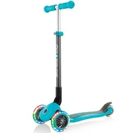 Hulajnogi - Hulajnoga 3-kołowa Globber Primo Foldable Lights 432-105-2 morski - miniaturka - grafika 1