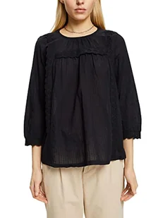 ESPRIT Damska 993EE1F309 bluzka, 001/BLACK, XXS, 001/Black, XXS - Bluzki damskie - miniaturka - grafika 1