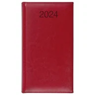 Kalendarze - Terminarz A6 tygodniowy CRUX 2024 BALADO czerwony 1szt. /KK-CCB-409.TB-B38/ - miniaturka - grafika 1