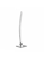 Lampy stojące - Wofi lampka na stół, 1 źródło światła Serie spoiwo 1 X LED/11 W, 10 X 43, 5 x 10 cm, 3000 K, 700 LM, szkło akrylowe z motywem bańkowym (3 stopnie ściemniania, chrom 8524.01.01.0000 - miniaturka - grafika 1