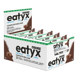 EATYX POSIŁEK W FORMIE BATONA VEGAN CZEKOLADA 12x60g - Szybkie dania obiadowe - miniaturka - grafika 1