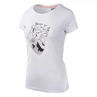 Koszulki i topy damskie - Elbrus Elbrus damski T-shirt Corazon Wo's biały White/Micro Chip S 5464 - grafika 1