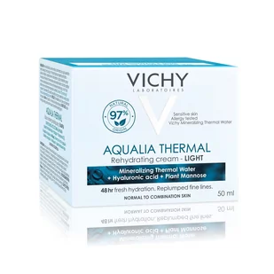 Vichy aqualia Thermal lekki krem do twarzy: nie, 50 ML 3337875588829 - Kremy do twarzy - miniaturka - grafika 2