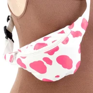 Nerki - NERKA SASZETKA BIODROWA DLA DZIEWCZYNEK KROWIE ŁATY CZERWONA - miniaturka - grafika 1