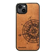 Etui i futerały do telefonów - Drewniane Etui Bewood iPhone 14 Plus TRAVELER MERBAU - miniaturka - grafika 1