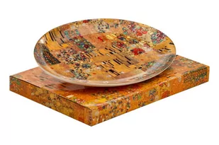 Marco Polo SJ Półmisek Porcelanowy Gustav Klimt Collection Brązowy 25,5 Cm - Miski i półmiski - miniaturka - grafika 1