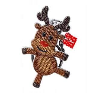 Brelok zawieszka renifer, brązowy - Breloki - miniaturka - grafika 1