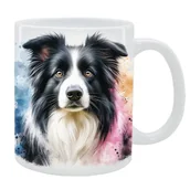 Kubki - Kubek z psem Border Collie - Kolekcja Natural - miniaturka - grafika 1