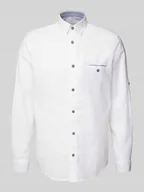 Koszule męskie - Koszula casualowa o kroju regular fit z cieniowanej przędzy - miniaturka - grafika 1