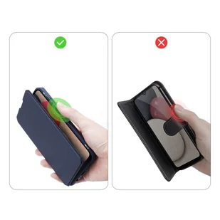 Dux Ducis Skin X kabura etui pokrowiec z klapką Samsung Galaxy A02s EU niebieski - Etui i futerały do telefonów - miniaturka - grafika 9