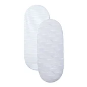 Okrycia kąpielowe dla dzieci - Shnuggle, Prześcieradło do kosza Mojżesza, szare, 2 szt. - miniaturka - grafika 1