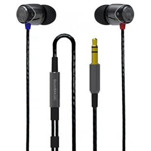 SoundMagic E10 Czarno-srebrne (UHSDME10BSL) - Słuchawki - miniaturka - grafika 1