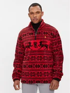 Bluzy męskie - Polo Ralph Lauren Polar 710920196002 Czerwony Regular Fit - miniaturka - grafika 1