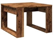 Ławy i stoliki kawowe - Kwadratowa Klasyczna Ława Stare Drewno N0-H26 - miniaturka - grafika 1