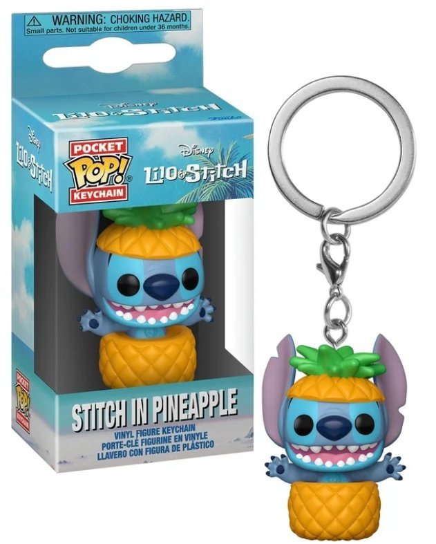 funko pop! lilo & stitch figurka breloczek stitch in pineapple
