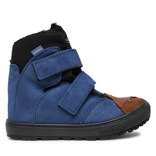 Śniegowce Mrugała MALI 7351/4-63 Granatowy - Buty dla chłopców - miniaturka - grafika 1
