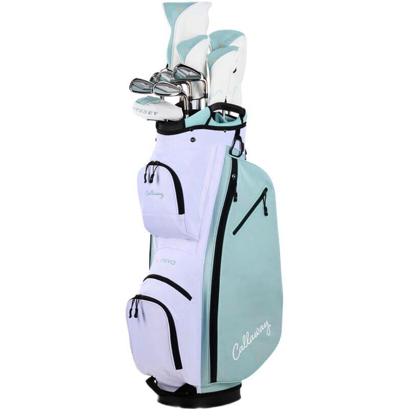 Zestaw golfowy Callaway Reva 26 11-piece Peach/Surf Prawa ręka, Standard, Lady, Graphite
