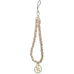 Guess zawieszka do telefonu różowy/pink Chain Metal 4G Charm - Pozostałe akcesoria do telefonów - miniaturka - grafika 1