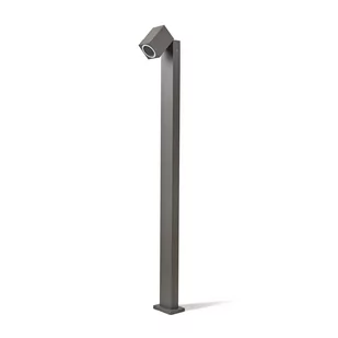 Lampa ogrodowa na słupku MICASA3S szara - Lampy ogrodowe - miniaturka - grafika 1