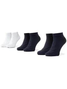 Kappa Zestaw 3 par niskich skarpet unisex Sonor 704275 Granatowy - Skarpetki damskie - miniaturka - grafika 1