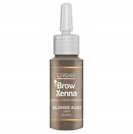 Akcesoria i kosmetyki do stylizacji brwi - Levchuk, Henna pudrowa do brwi BrowXenna 202 Light Blonde - miniaturka - grafika 1