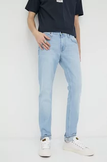 Spodnie męskie - Lee jeansy Luke męskie kolor niebieski - grafika 1