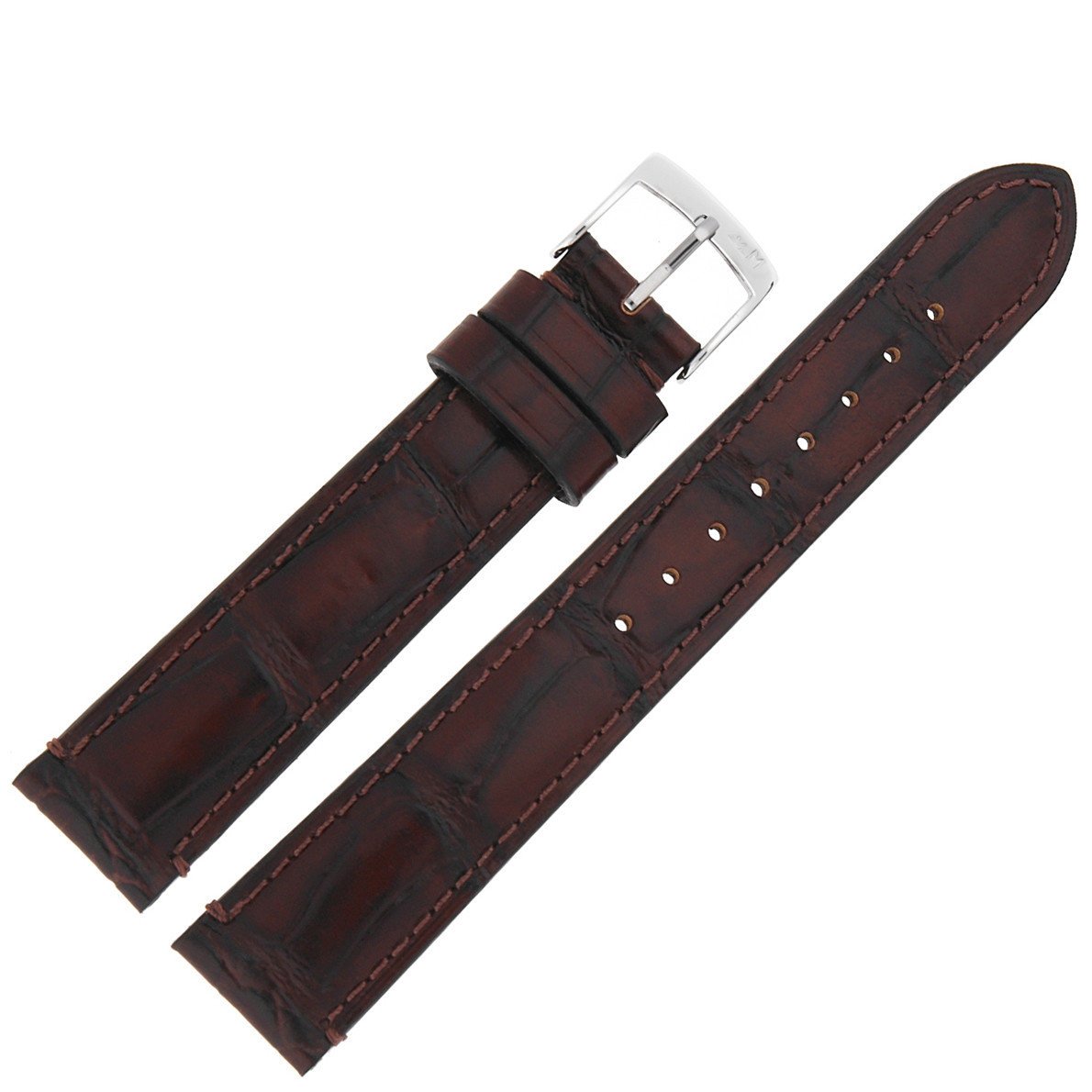 Pasek do zegarka Morellato A01X5534D40032CR18 brązowy 18mm