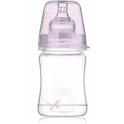 Butelki dla niemowląt - Butelka antykolkowa szklana Lovi Diamond 150 ml girl - miniaturka - grafika 1