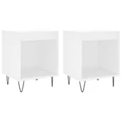 Szafy i szafki dla dzieci - ﻿Szafki nocne, 2 szt., białe, 40x35x50 cm - miniaturka - grafika 1