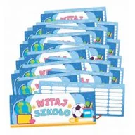 Zakładki do książek - Zakładki do książek - Witaj szkoło 01 25szt - miniaturka - grafika 1