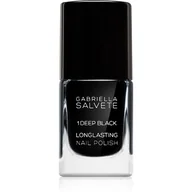 Lakiery do paznokci - Gabriella Salvete Longlasting Enamel lakier do paznokci 11 ml 01 Deep Black - miniaturka - grafika 1