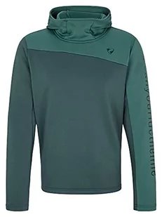 Ziener Ziener Męska bluza z kapturem Jarmin | stretch, elastyczny, ciepły zielony Zielony $71wierk 54 217252 - Bluzy męskie - miniaturka - grafika 1