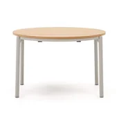 Stoły - Okrągły rozkładany stół w dekorze dębu ø 120 cm Montuiri – Kave Home - miniaturka - grafika 1