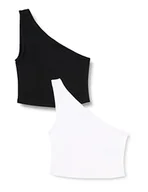 Koszulki i topy damskie - ONLY Damski zestaw topów, Czarny/opakowanie: biały, S - miniaturka - grafika 1