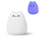 Gadżety dla graczy - Lampka Nocna LED Little Cat 7 kolorów - A - miniaturka - grafika 1