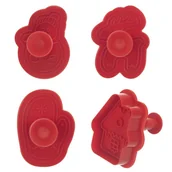 Formy do ciast - Wykrawacze do ciastek Boże Narodzenie 4 szt. - miniaturka - grafika 1