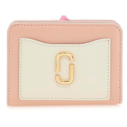 MARC JACOBS Mini kompaktowy portfel, portfel damski, jeden rozmiar, Róża Multi, Taglia Unica
