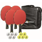 Tenis stołowy - Zestaw do tenisa stołowego JOOLA TT-Set Quattro 4S/10B - miniaturka - grafika 1