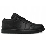 Buty trekkingowe męskie - Buty do koszykówki na co dzień męskie NIKE AIR JORDAN 1 LOW skóra - miniaturka - grafika 1